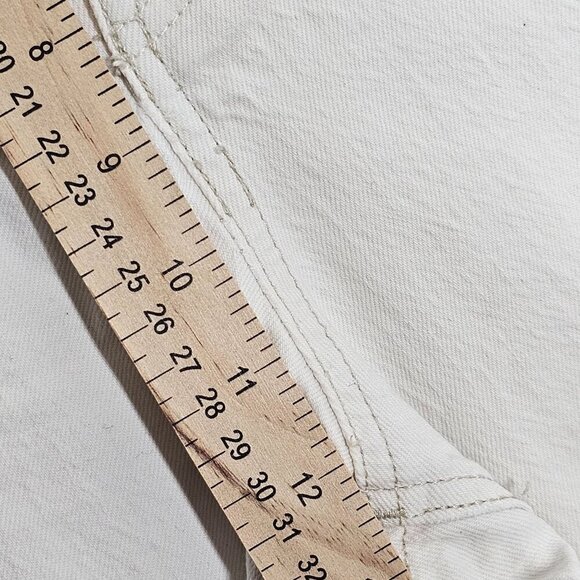 J.Crew Womens High-Rise Straight Jeans Premium Edition Re-Imagined White Size 31 - Picture 12 of 16